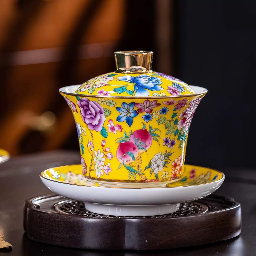 Jingdezhen Handmade Ceramic High-end Set Summer Tea Set
